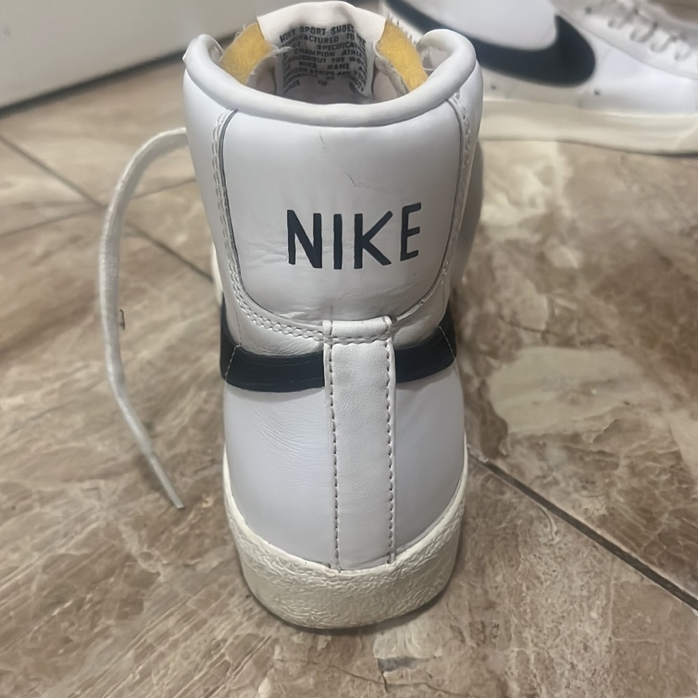 White Nike Blazer Sneakers - Picture 3 of 5